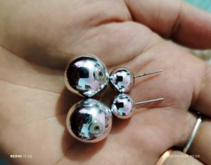 Beautiful  Double Ball Design Women Earrings