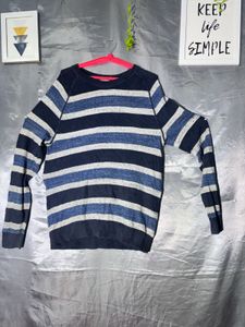 Men's Striped Knit Sweater