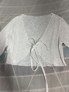 Pretty white cover up