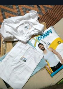 Amul Comfy White Tank Tops (2-Pack) size- S