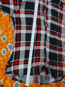 Chic Plaid Button-Up Shirt