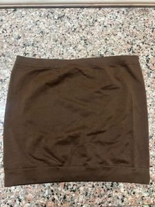 Seamless Stretchable Brown Tube Top/Skirt