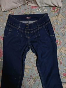 Wills Lifestyle Dark Wash High-Waisted Jeans
