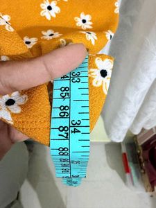 RIO Cute Yellow Floral Mini Dress