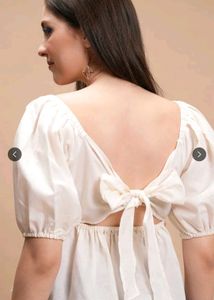 Chic Cream Puff Sleeve Top