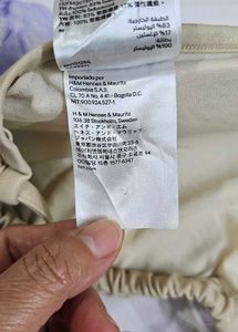H&amp;M Shimmery Beige Halter Bikini Top