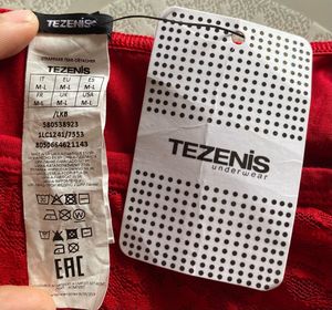New Tezenis Red Sheer Lace Camisole – Size M-L