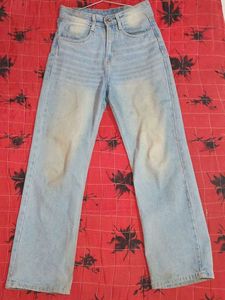 Light Wash Wide Leg Jeans