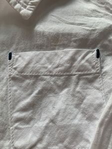 Classic White Button-Down Shirt