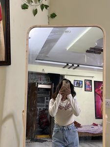 Urbanic Full Sleeve Crop Top