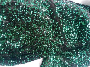 Sparkling Emerald Green Sequin gown