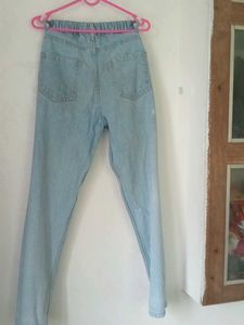 Ice blue boyfriend jeans