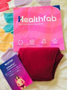 Healthfab S, M Size Reusable Period Panty Maroon