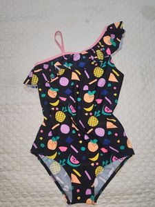 Funky Fruit Print One-Piece Swimsuit