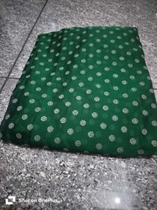 Elegant Emerald Green Saree with Silver.  special