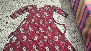 Charming Floral Print Maxi Dress