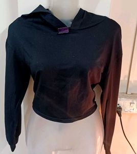 Black Corset Hoodie