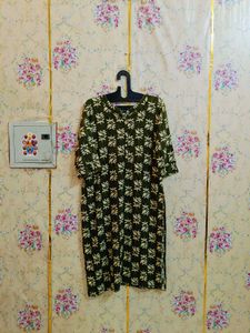 🇳🇿💫🎀Stylish Olive Green Printed Kurta