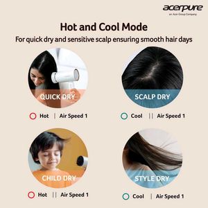 Acerpure Beauty Ionic Hair Dryer