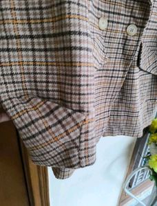 Plaid Oversized Coat