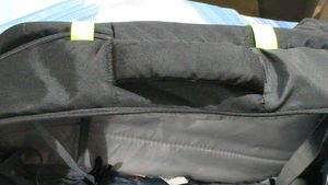 Stylish Black Backpack with Neon Accents