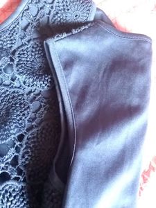 Navy Blue Lace Dress
