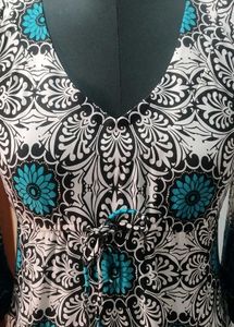 Patterned Casual Dress