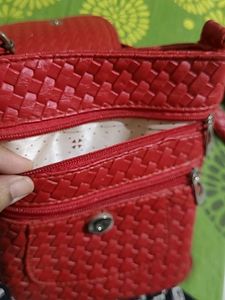 Stylish Red Sling Bag