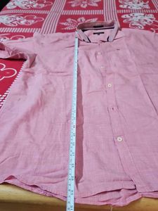 Men's Short Sleeve Pink Shirt