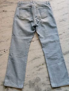 blue straight fit denim jeans