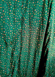 Green lhnga with Floral Print