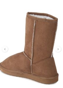 Brown Cozy Mid Calf Winter Boots