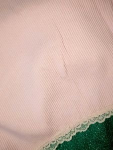 Vintage Rayno Pink Ribbed Top