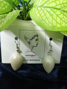 Elegant Glitter Teardrop Earrings