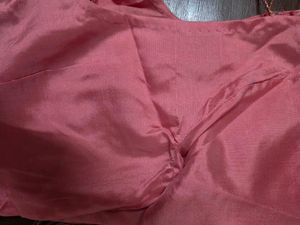 Elegant Pink Silk Embellished Saree