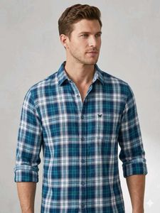 Men's Plaid Casual Shirt