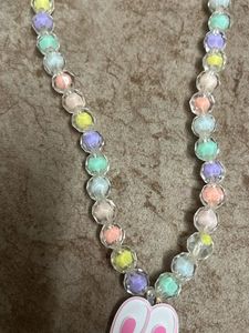 Cute Bunny Beaded Necklace
