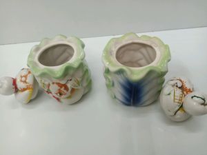 Antique Ceramic Container Pots