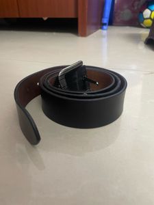 Classic Black Leather Belt