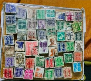 5000 Vintage Indian Postage Stamps