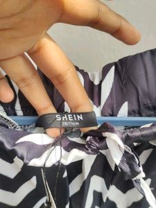 Patterned Casual Trousers