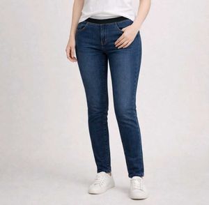 Dark Wash Denim Skinny Jeans