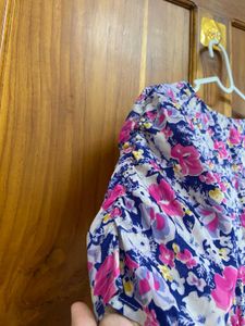 Chic Floral Print Midi Dress