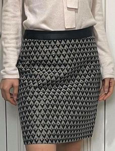 Chevron Mini Skirt &amp; Crop Top Set