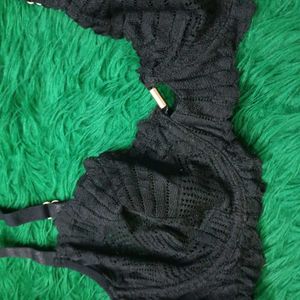 Lace Detail🎁🫴 Black Bra