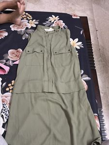 Olive Green  Dress