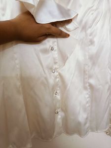 korean modern frill shirt