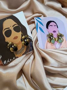 Boho Elephant Dangle Earrings👀🐘♥️