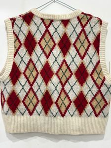 Zara Argyle Sweater Vest