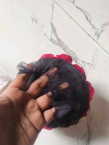 Elegant Floral Hair Bun Accessory